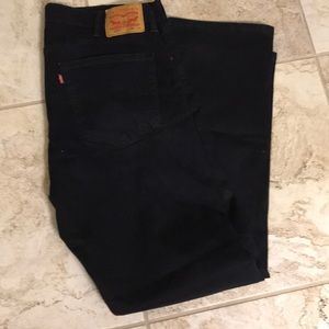 Men’s Black Levi’s 559 stretch waist 38wx34L